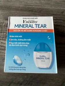 1 V.Rohto Mineral Tear, Eye Drops Regenerate Tears, Moisturize, Soothe Dry Eye - Picture 1 of 3