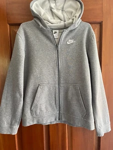 NIKE Cotton Full Zip Hooded Activewear Jacket Size M/L - Picture 1 of 3