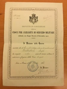 Attestato di Ivanoe Bonomi - Imagen 1 de 1