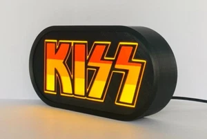 KISS - USB Lightbox ~ Sign ~ Lamp - Picture 1 of 7