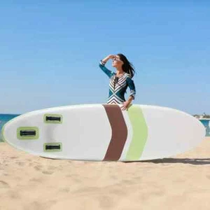 Tabla de remo inflable de pie de 10,5 X 2,7 pies, tablas de surf largas - Imagen 1 de 4