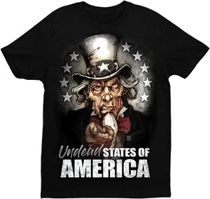 Camiseta informal multicolor Undead States of America Uncle Sam - Imagen 1 de 2