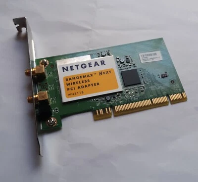 NETGEAR RangeMax Next Wireless PCI Adapter - WN311B - Image 1 of 4