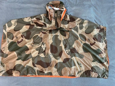 POLO RALPH LAUREN BIG PONY 防水 PONCHO 迷彩橙色 尺寸 XS/S — 第 1/4 张图片