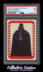 1977 Star Wars Sticker #40 Darth Vader PSA 7 (NM) - Bild 1 von 2