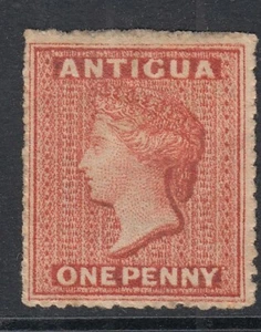 ANTIGUA SG7 1867 1d VERMILION MTD MINT - Picture 1 of 2