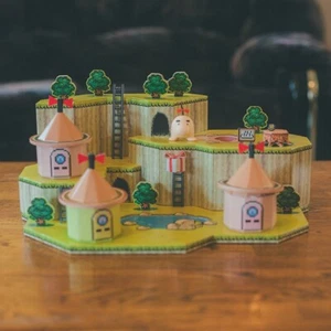 MOTHER 2 Earthbound Papercraft Saturn Valley & Mr.Saturn Mini Figure Set New JP - Picture 1 of 8