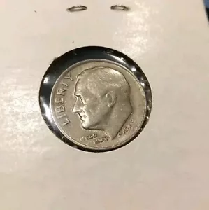 1968 D Roosevelt Dime Coin Mint Errors Mis-Struck Raised Edge - Picture 1 of 5