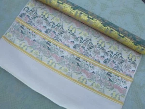 Vintage Asian Gold Thread Silk Fabric 4 Yards x 26" on Roll Med/Heavy Weight - Picture 1 of 4