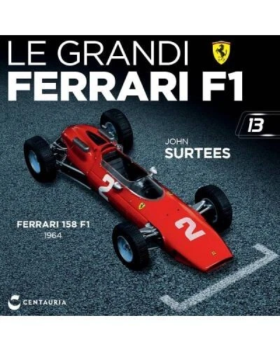 LE GRANDI FERRARI F1 Modello 1:24 n° 13 Ferrari 158 F1 - John Surtees (1964) - Immagine 1 di 1