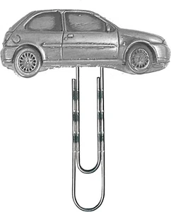 Fiesta Reft   3D Car Bookmark Clip Slide Metal holder - Picture 1 of 1
