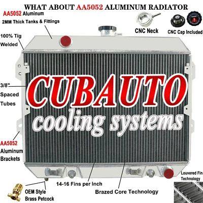 Radiador de aluminio de 4 filas para Nissan Datsun 280Z 2,8 L L6 1975 1976 1977 1978 Foto 1 de 4