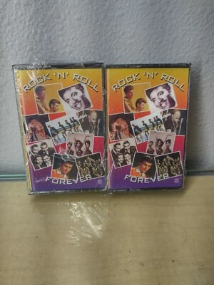 PAIR OF RARE  VINTAGE ROCK N ROLL FOREVER  HITS CASSETTE TAPES  - Image 1 of 4