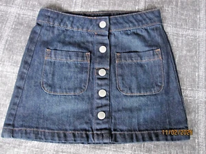 Next Girls blue denim skirt age 6 years - Picture 1 of 2