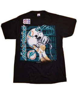 Nueva camisa de los Miami Dolphins como nueva RaRe Nueva Años 90 Deadstock Mediana NFL Logotipo 7 ¡RARA!¡! - Imagen 1 de 7