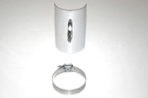 Samson USA 4 " Inch Chrome Heat Shield Fits 2.25 " Pipes Exhaust Harley Chopper - Picture 1 of 5