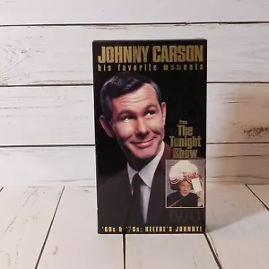 Johnny Carson VHS Tape - His Favorite Moments V.1  60s & 70s Here's Johnny 1994 - Picture 1 of 12