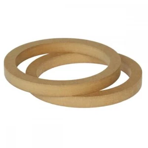 6.5" 165mm Pair of MDF Speaker Spacer Mounting Rings 18mm Thick ID 144mm - Afbeelding 1 van 4