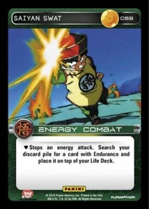 DBZ Dragon Ball Z TCG Card Panini Movie Collection C59 Saiyan Swat - Picture 1 of 1
