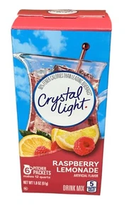 Crystal Light Raspberry Lemonade Drink Mix Pitcher Pack 1.8 oz - Picture 1 of 1