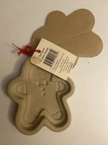 The Kitchen Collection Inc Stoneware Ginger Bread Christmas Cookie Mold - Picture 1 of 4
