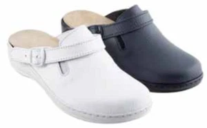 4718 CIABATTA SANITARIA IN PELLE CON PLANTARE ESTRAIBILE E.PERSONALI - Imagen 1 de 2