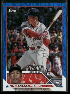 2023 Topps Update Series #US5 Masataka Yoshida RD RC Blue Foil /999 Red Sox - Image 1 of 2