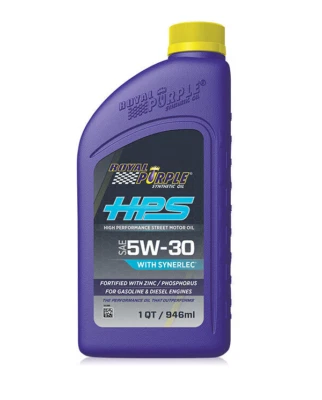 1LT ROYAL PURPLE HPS 5W30 olio motore sintetico ALTE PRESTAZIONI benzina diesel