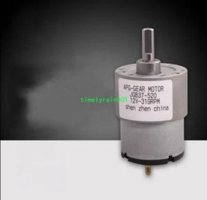 Motor de engranaje Micro DC6V 12V 24V JGB37-520 Micro DC Completo Metal Turbo Gusano con Caja de engranajes - Imagen 1 de 11