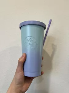 Brand New Starbucks Reserve Stainless Steel Gradient Tumbler Blue to purple 17oz - Picture 1 of 3
