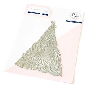 Pinkfresh Studio Press Plate-Festive Foliage Tree (Pack of 1) - Picture 1 of 1