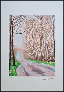 DAVID HOCKNEY * 1. Abril....* 50 x 35 cm * Litografía firmada * limitada # 10/500 - Imagen 1 de 6