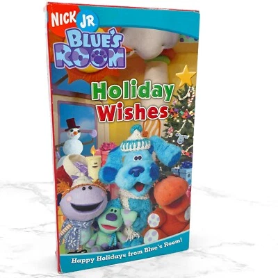 Blue's Room - Holiday Wishes [VHS] 2005 • Nick Jr • Blue's Clues RARE! - Image 1 of 4