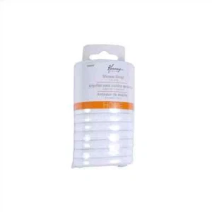3 Packs of 12 Kenney White Plastic Shower Curtain Rings 12 pk - Picture 1 of 9