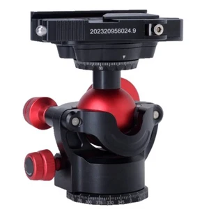 360°Panning Tripod Ball Head Lever Clamp④ Manfrotto 200PL 410PL Arca-Swiss Plate - Picture 1 of 13