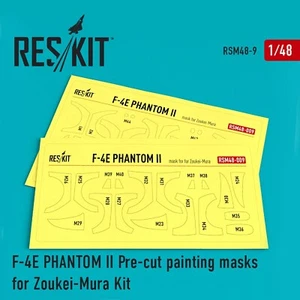 F-4E Phantom II Pre-cut Masks 1/48 ResKit RSM48-0009 Zoukei-Mura - Picture 1 of 3