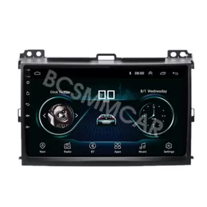 Radio estéreo para automóvil Android pantalla táctil apta para Toyota LandCruiser Prado 2002-2009 - Imagen 1 de 13