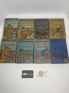 The Boy Allies Eight (8) Antique Book Lot By Clair W Hayes Ensign Robert L Drake - Picture 1 of 14