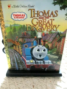 LITTLE GOLDEN BOOK 2008 Thomas und die große Entdeckung Das Zugbuch EUC - Bild 1 von 2