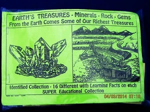 JUEGO DE ROCA MINERAL AZUFRE, PIRITA, PIEDRA IMÁN, ARENISCA - Imagen 1 de 3