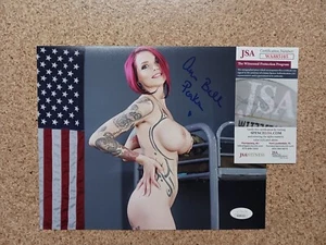 Anna Bell Peaks signiertes Foto 8X10 JSA COA sexy AVN Star Modell authentisch Auto - Bild 1 von 4