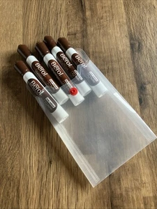 Berol Marcatore a secco basso odore, punta a proiettile/linea 2 mm, marrone (5 pennarelli + tasca A6) - Foto 1 di 18