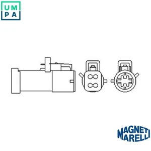 LAMBDA SENSOR 466016355066 FOR FORD FIESTA/VI/Van STJC/STJA/STJB/STJD 1.2L 4cyl - Picture 1 of 9