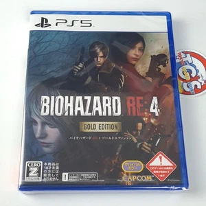 BioHazard RE: 4 [Gold Edition] PS5 Japan New (Multi-Language) Resident Evil Capc - Picture 1 of 6