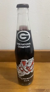 Vintage Coca-Cola Flasche - UGA Bulldogs 1980 National Championship - Georgia. A-23 - Bild 1 von 4