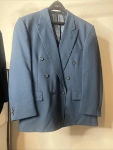 Zweireihiger Blazer Fioravanti dunkelblau Tweed - Bild 1 von 9