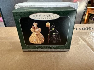 Hallmark Ornaments - 1997 - Wizard of Oz - Glenda & Wicked Witch - 2er Set - Bild 1 von 4