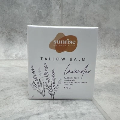 Sunrise 100% Grass-Fed Beef Tallow For Skin Balm with Honey | Lavender - Image 1 of 3