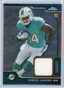 2014 Topps Chrome Rookie Relics RR-JL Jarvis Landry - Picture 1 of 2
