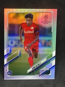 2021 Topps chrome UEFA Champions League Karim Adeyemi Silver Refractor RC - Picture 1 of 2
